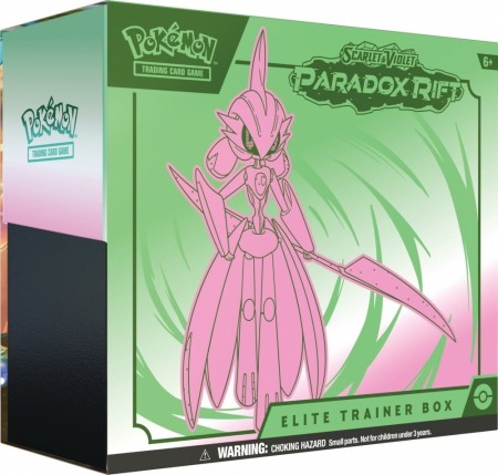 Pokémon Scarlet and Violet: Paradox Rift Elite Trainer Box Iron Valiant