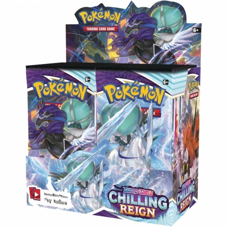 Pokémon Sword and Shield - Chilling Reign Booster Display